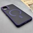 قاب گوشی Galaxy A51 سامسونگ پشت مات درجه یک طرح مگ سیف دور سیلیکونی لنز کربن بنفش کد 150326
