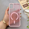 قاب گوشی Galaxy A11 - M11 سامسونگ پشت مات درجه یک طرح مگ سیف دور سیلیکونی لنز کربن صورتی کد 150344