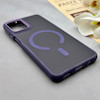 قاب گوشی Galaxy A12 - M12 سامسونگ پشت مات درجه یک طرح مگ سیف دور سیلیکونی لنز کربن بنفش کد 150357