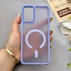 قاب گوشی Galaxy A13 4G - Galaxy A04S سامسونگ پشت مات درجه یک طرح مگ سیف دور سیلیکونی لنز کربن یاسی کد 150361