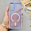 قاب گوشی Galaxy S20 FE سامسونگ پشت مات درجه یک طرح مگ سیف دور سیلیکونی لنز کربن یاسی کد 150383