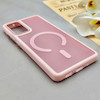 قاب گوشی Galaxy S20 FE سامسونگ پشت مات درجه یک طرح مگ سیف دور سیلیکونی لنز کربن صورتی کد 150384