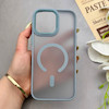 قاب گوشی iPhone 16 Pro Max آیفون پشت مات درجه یک طرح مگ سیف دور سیلیکونی لنز کربن فیلی کد 150402