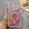قاب گوشی Redmi 13C - Poco C65 شیائومی پشت مات درجه یک طرح مگ سیف دور سیلیکونی لنز کربن صورتی کد 150428