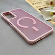 قاب گوشی Redmi 13C - Poco C65 شیائومی پشت مات درجه یک طرح مگ سیف دور سیلیکونی لنز کربن صورتی کد 150428