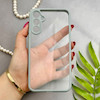 قاب گوشی Galaxy A34 سامسونگ پشت طلق شفاف دور سیلیکونی دور رنگی محافظ لنز برجسته طوسی کد E21-129418