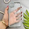 قاب گوشی Galaxy A12 - M12 سامسونگ پشت طلق شفاف دور سیلیکونی دور رنگی محافظ لنز برجسته طوسی کد 129455