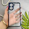قاب گوشی Poco X7 Pro شیائومی پشت طلق شفاف دور سیلیکونی دور رنگی محافظ لنز برجسته سرمه ای کد E21-129548