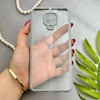 قاب گوشی Redmi Note 9S - Redmi Note 9 Pro شیائومی پشت طلق شفاف دور سیلیکونی دور رنگی محافظ لنز برجسته طوسی کد 129563