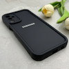 قاب گوشی Galaxy A14 سامسونگ طرح سیلیکونی Solid محافظ لنزدار مشکی کد 129360