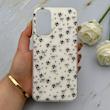 قاب گوشی Galaxy A14 سامسونگ IMD لیزری دورمات دکمه کرومی لاکچری سخت HARD طرح گل کد 151706