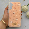 قاب گوشی Galaxy A15 سامسونگ IMD لیزری دورمات دکمه کرومی لاکچری سخت HARD طرح گل کد 151722