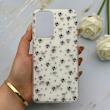 قاب گوشی Galaxy A52 4G - Galaxy A52 5G - Galaxy A52S سامسونگ IMD لیزری دورمات دکمه کرومی لاکچری سخت HARD طرح گل کد 151851