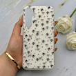 قاب گوشی Galaxy S24 FE سامسونگ IMD لیزری دورمات دکمه کرومی لاکچری سخت HARD طرح گل کد 151881