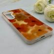 قاب گوشی Galaxy S24 FE سامسونگ IMD لیزری دورمات دکمه کرومی لاکچری سخت HARD طرح گل کد 151882