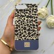 قاب گوشی iPhone 7 Plus - iPhone 8 Plus آیفون IMD لیزری دورمات دکمه کرومی لاکچری سخت HARD طرح پلنگی کد 151896