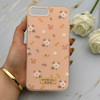 قاب گوشی iPhone 7 Plus - iPhone 8 Plus آیفون IMD لیزری دورمات دکمه کرومی لاکچری سخت HARD طرح گل کد 151902