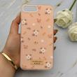 قاب گوشی iPhone 7 Plus - iPhone 8 Plus آیفون IMD لیزری دورمات دکمه کرومی لاکچری سخت HARD طرح گل کد 151902