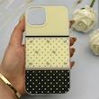 قاب گوشی iPhone 13 - iPhone 14 آیفون IMD لیزری دورمات دکمه کرومی لاکچری سخت HARD طرح پاپیون کد 151908