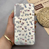 قاب گوشی Galaxy A16 سامسونگ IMD لیزری دورمات ایربگ دار دکمه کرومی لاکچری سخت HARD طرح پروانه کد 152582