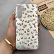 قاب گوشی Galaxy A16 سامسونگ IMD لیزری دورمات ایربگ دار دکمه کرومی لاکچری سخت HARD طرح پروانه کد 152582