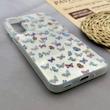 قاب گوشی Galaxy A16 سامسونگ IMD لیزری دورمات ایربگ دار دکمه کرومی لاکچری سخت HARD طرح پروانه کد 152582