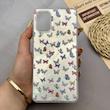 قاب گوشی Galaxy A51 سامسونگ IMD لیزری دورمات ایربگ دار دکمه کرومی لاکچری سخت HARD طرح پروانه کد 152592