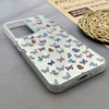 قاب گوشی Galaxy A54 سامسونگ IMD لیزری دورمات ایربگ دار دکمه کرومی لاکچری سخت HARD طرح پروانه کد 152593