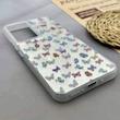 قاب گوشی Galaxy A54 سامسونگ IMD لیزری دورمات ایربگ دار دکمه کرومی لاکچری سخت HARD طرح پروانه کد 152593