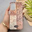 قاب گوشی Galaxy A32 4G سامسونگ IMD لیزری دورمات ایربگ دار دکمه کرومی لاکچری سخت HARD طرح پلنگی کد 152611
