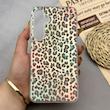 قاب گوشی Galaxy S24 FE سامسونگ IMD لیزری دورمات ایربگ دار دکمه کرومی لاکچری سخت HARD طرح پلنگی کد 152621