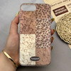 قاب گوشی iPhone 7 Plus - iPhone 8 Plus آیفون IMD لیزری دورمات ایربگ دار دکمه کرومی لاکچری سخت HARD طرح پلنگی کد 152630