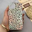 قاب گوشی iPhone 13 - iPhone 14 آیفون IMD لیزری دورمات ایربگ دار دکمه کرومی لاکچری سخت HARD طرح پلنگی کد 152637