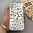 قاب گوشی iPhone X - iPhone XS آیفون IMD لیزری دورمات ایربگ دار دکمه کرومی لاکچری سخت HARD طرح پروانه کد 152639