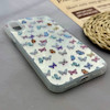 قاب گوشی iPhone X - iPhone XS آیفون IMD لیزری دورمات ایربگ دار دکمه کرومی لاکچری سخت HARD طرح پروانه کد 152639