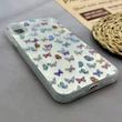 قاب گوشی iPhone X - iPhone XS آیفون IMD لیزری دورمات ایربگ دار دکمه کرومی لاکچری سخت HARD طرح پروانه کد 152639