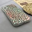 قاب گوشی iPhone X - iPhone XS آیفون IMD لیزری دورمات ایربگ دار دکمه کرومی لاکچری سخت HARD طرح پلنگی کد 152640