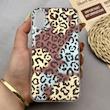 قاب گوشی iPhone X - iPhone XS آیفون IMD لیزری دورمات ایربگ دار دکمه کرومی لاکچری سخت HARD طرح پلنگی کد 152641