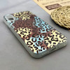 قاب گوشی iPhone X - iPhone XS آیفون IMD لیزری دورمات ایربگ دار دکمه کرومی لاکچری سخت HARD طرح پلنگی کد 152641