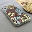 قاب گوشی iPhone X - iPhone XS آیفون IMD لیزری دورمات ایربگ دار دکمه کرومی لاکچری سخت HARD طرح پلنگی کد 152641