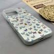 قاب گوشی iPhone 16 Pro Max آیفون IMD لیزری دورمات ایربگ دار دکمه کرومی لاکچری سخت HARD طرح پروانه کد 152658