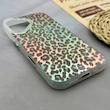 قاب گوشی iPhone 17 آیفون IMD لیزری دورمات ایربگ دار دکمه کرومی لاکچری سخت HARD طرح پلنگی کد 152672