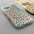 قاب گوشی iPhone 16 آیفون IMD لیزری دورمات ایربگ دار دکمه کرومی لاکچری سخت HARD طرح پلنگی کد 152675