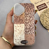 قاب گوشی iPhone 16 آیفون IMD لیزری دورمات ایربگ دار دکمه کرومی لاکچری سخت HARD طرح پلنگی کد 152676