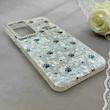 قاب گوشی Galaxy A36 سامسونگ ماربل یخی HARD IMD محافظ لنز نگین دار لاکچری پنجه کد 152473