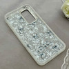 قاب گوشی Galaxy A54 سامسونگ ماربل یخی HARD IMD محافظ لنز نگین دار لاکچری پاپیون کد 152478