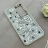 قاب گوشی Galaxy A55 سامسونگ ماربل یخی HARD IMD محافظ لنز نگین دار لاکچری قلب کد 152484