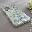 قاب گوشی Galaxy A56 سامسونگ ماربل یخی HARD IMD محافظ لنز نگین دار لاکچری کیتی کد 152487