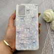 قاب گوشی Galaxy A32 4G سامسونگ ماربل یخی HARD IMD محافظ لنز نگین دار لاکچری پاپیون کد 152507
