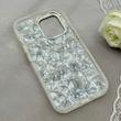 قاب گوشی iPhone 16 آیفون ماربل یخی HARD IMD محافظ لنز نگین دار لاکچری کیتی کد 152521